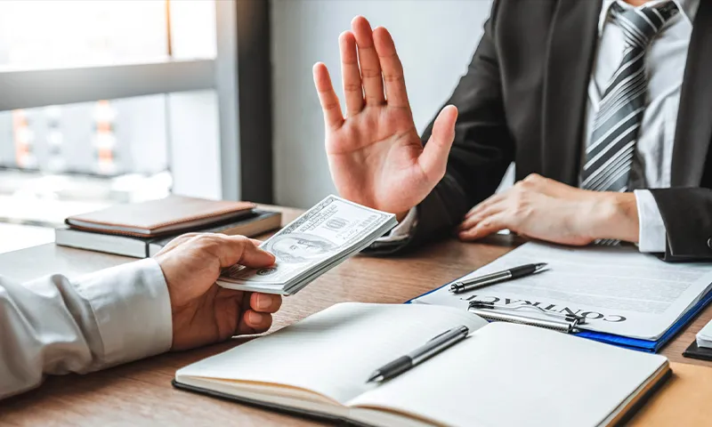  مكافحة الرشوة والفساد‌